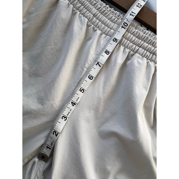 Outdoor Voices Rectrek Pant Cropped Workout Casual Athleisure Cream White Size M - Picture 3 of 8